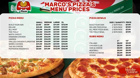 marco's pizza menu|marco's pizza menu with prices 2024.